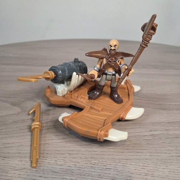 Fisher Price Imaginext Shark Pirates Captain Kidd & Surf Board Playset - Picture 1 of 8